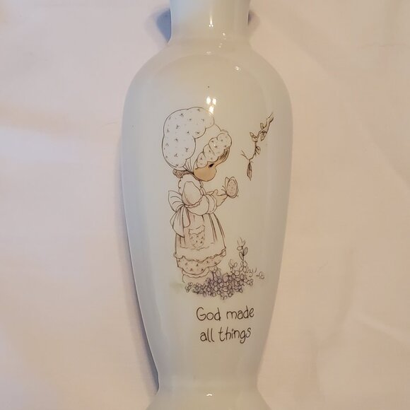 Vintage 1985 Precious Moments White Bud Vase BUNDLE - Picture 3 of 6